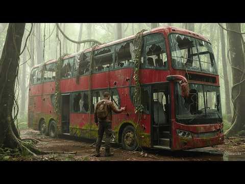 Unbelievable — I Turned an Abandoned Bus Into a Modern Forest Home — AI Video