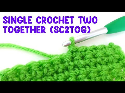 How to Single Crochet Two Together (sc2tog) Very Easy!