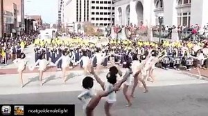 47K views · 779 reactions | Shout out to the North Carolina A&T State University Blue & Gold Marching Machine band and Golden Delight dancers. They “jingle bell ROCKED” this performance at the Greensboro Holiday Parade! See them all LIVE at the 2017 Invitational Showcase on 1/28 at The Georgia Dome. Tickets available online: www.hondabattleofthebands.com/tickets | Honda Battle of the Bands | Facebook