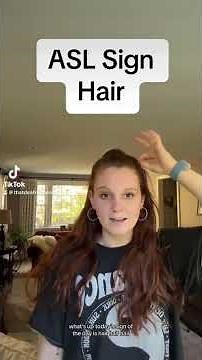 Learn How To Sign "Hair" ASL for Beginners | American Sign Language #shorts