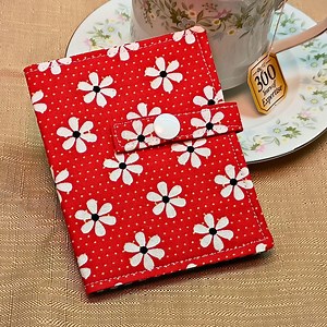Handmade Cotton Tea Bag Wallet: Floral Travel Tea Holder - Etsy