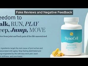 Synocell Review, Scam Or Genuine, Does Synocell Really Help To Relief From Joint And Back Pain?