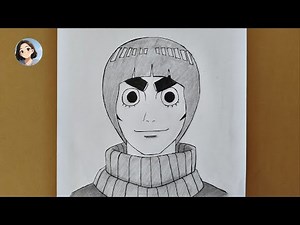 How To Draw Rock Lee From Naruto | Anime Boy Drawing Step By Step | Easy anime Drawing Tutorial