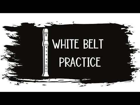 Recorder Karate White Belt Practice Video