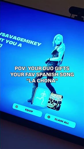 FREE EMOTE #giveaway #fortnite #gamergirl