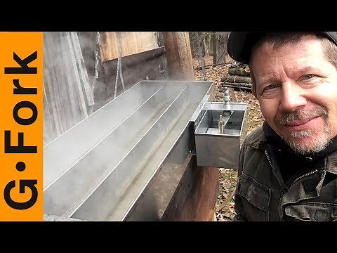 Check Out My Maple Syrup Evaporator and New Float Box