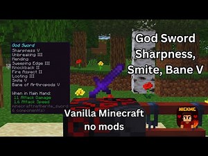 The MOST Overpowered Sword Ever! Sharpness + Smite + Bane on ONE Weapon