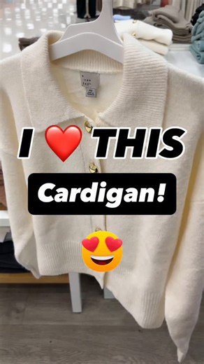 Marie Pittman on Instagram: "NEW @ Target…these ADORABLE Cardigan Sweaters with puff heart button details! It was definitely love at first sight with this sweater! The cream cardigan came home with me and it is the perfect layering piece for our fickle Texas fall weather! I love the look and feel on this must have item! Check them out on your next Target run! * Sweater - $30 🎯 Comment HEART for a link sent directly to your DMs or check out my bio! 🎯 ‼️⚠️ To ensure delivery to your DMs, make su