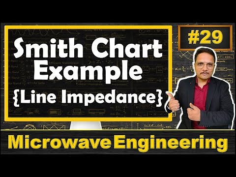 Smith Chart Example for Transmission line Parameters (Line Impedance & Standing pattern)