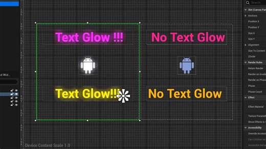 在UE简单实现UI文字发光效果 | UMG Glow
