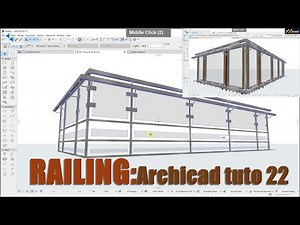 RAILING, Archicad tutorial 22