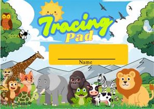 Tracing Pad for Kids ( Printable PDF) - Etsy