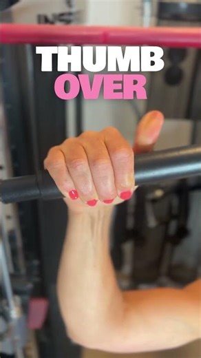 Training Tweaks #2 Lat Pulldown 'thumb over' #latpulldown #latpulldowns