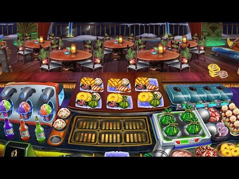 Cooking Fever - Aloha Bistro Level 40 🍍🍚 (3 Stars/Orders Memorized)