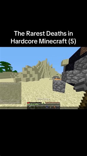 The Rarest Deaths in Hardcore Minecraft | minecraft