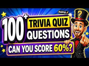 100+ MOST FUN Trivia Quiz Questions EVERYONE Should Beat!