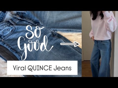 Obsessed with these QUINCE Jeans!! 💙