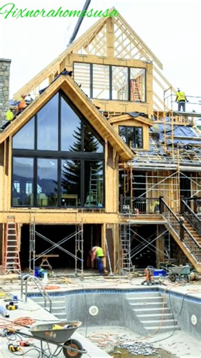 Luxury Glass House with Pool & Sunset View | Viral Home Design 2026🏡🇱🇷#usa #building #shortsfeed