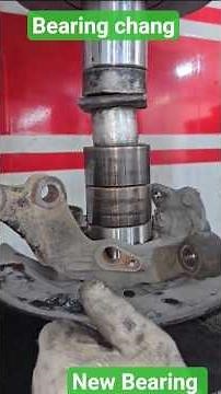Front wheel Bearing change #automobile #carcomponents #mechanic #ballbearing #carparts #diy#