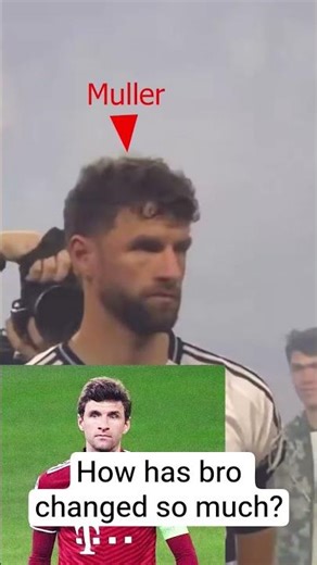 Thomas Müller evolution is INSANE 😭 #football #meme #soccer