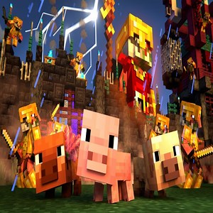 6.7K views · 110 reactions | Zombified Piglin Army vs Overworld Pigs| Minecraft Gaming | Minecraft Animation Game | Facebook