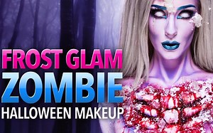【万圣节】冰雪丧尸 化妆教程【ellimacs sfx makeup】