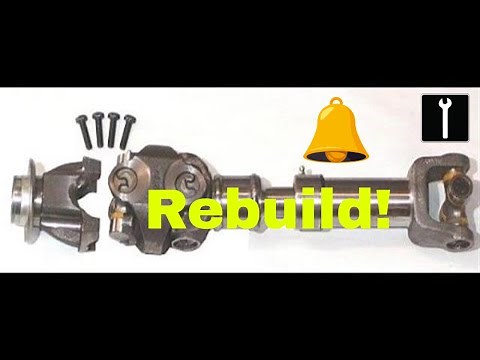 How to TRY to REPAIR double cardone joint (ALL MAKES AND MODELS) - EASY!! It even WORKS!!