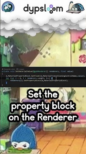 Unity Tip : Material Property Block #shorts