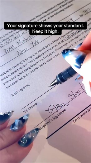 You only need one second to leave an impression 🖌️ Make sure your name does it for you. With custom design, your signature becomes a mark of confidence and class. Link in bio to get started. #ElegantSignature #LuxuryDesigns #YourNameYourBrand #CustomInk #IdentityMatters | signaturesideas