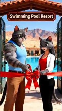 Luxury Swimming Pool Resort Opening 😍🏖️ | AI Story