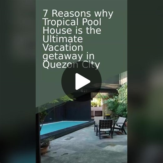 Tropical Pool House Getaway in Quezon City, Philippines