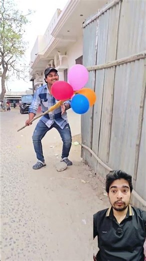Balloon Problem 🎈 Solves 😂 #shorts #ytshort #tiktokvideos #funnyshorts #shortsfeed #comedy