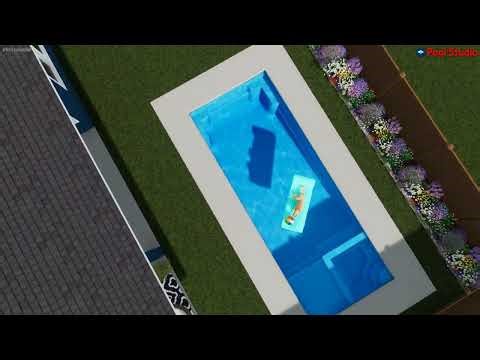 Astoria 1228 Spa-Pool Combo in Rockport, Texas | Latham Fiberglass Pool Installed by Copano Pools