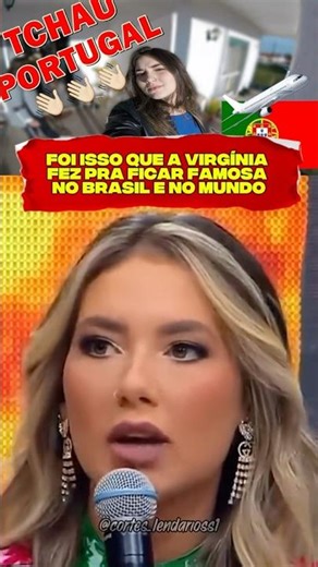How did Virginia become famous? #virginia #virginiafonseca #faustão #zefelipe #zefelipecantor