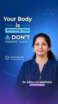 6 Warning Signs Your Skin Is Telling You Something Is Wrong | Dermatologist Explains #skincare