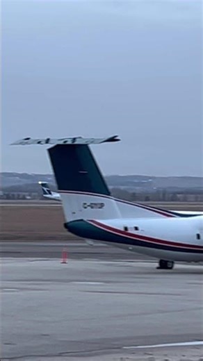 WestJet ￼ Encore Dash 8 Q400 ￼ Taking off YQU #aviation #airplane #aircraft #flyp #flight #takeoff