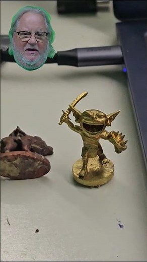 Casting Metal Miniatures from a 3D Printed Part #3dprinting #investmentcasting #metalworking