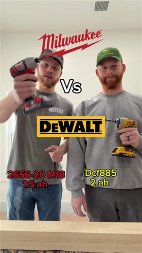 Milwaukee vs Dewalt Tool Comparison Test
