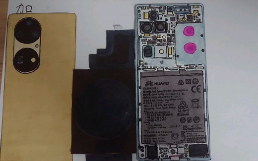 华为p50的云拆解，全网首发，最骚拆解