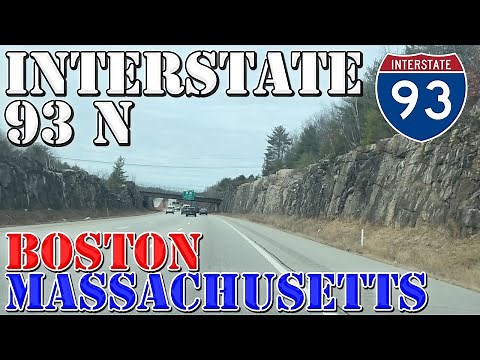 I-93 North - Boston MA to Concord NH - 4K Highway Drive