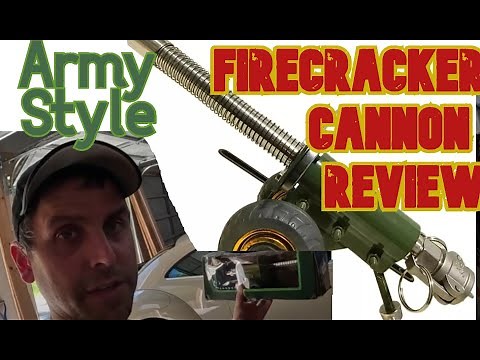 Viral Army/Military Blow Back Fire Cracker Canon Unboxing/Review My Honest Review