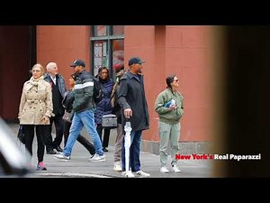 Michael Strahan and girlfriend Kayla Quick seen out and about in New York.