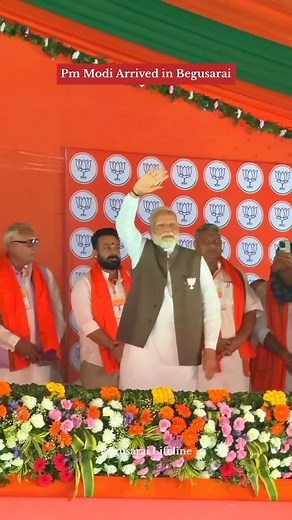 Kriti Bardhan | Begusarai Lifeline on Instagram: "Pm Modi Arrived in Begusarai #pm #begusarai #news #reels"