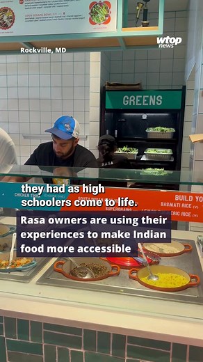 All throughout May, WTOP is celebrating Asian American and Pacific Islander Heritage Month with stories about the people and places shaping the D.C. region. Here, WTOP's Scott Gelman spoke with Sahil Rahman and Rahul Vinod, who cofounded the fast-casual concept, Rasa, with the goal to make Indian food more accessible by serving it quickly in a bowl. Learn more about Rasa and the founders on WTOP.com or our app. Link in bio. (🎥: WTOP/Elly Rowe)