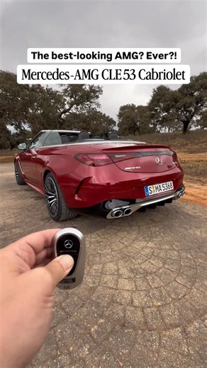 Tudor Bratu on Instagram: "Is this the best-looking AMG ever?! 2025 Mercedes-AMG CLE 53 Cabriolet."
