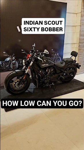 2025 Indian Scout Sixty Bobber: Lowest Seat Height of Any Bike in India? | autoX #shorts