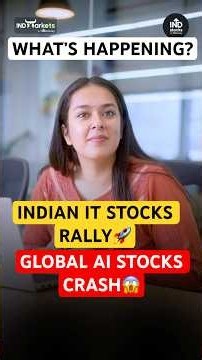 Why Indian IT Stocks Are Rallying While Global AI Stocks Are Crashing