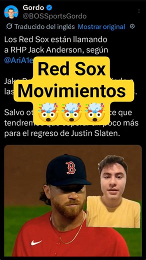 Red Sox: Bajan a Jake Bennett y suben a Jack Anderson #redsoxnews #redsoxnews #mlb