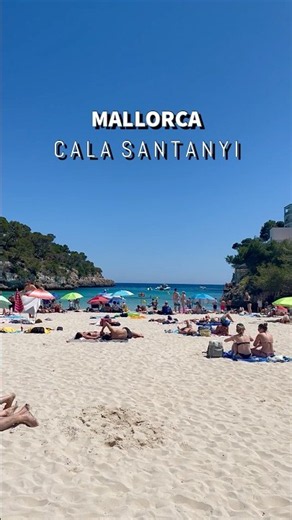 Cala Santanyi🌴🏖️MALLORCA island❤️Schaut euch diese Farben an! 🌊☀️Traumhaft, oder? #mallorca