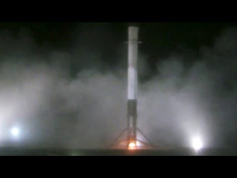 SpaceX Falcon 9 first stage landing December 2015